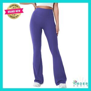 High Waist Flared Yoga Leggings Squat Proof Tummy Control Chic Workout